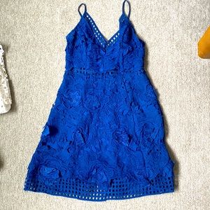 Womens blue summer dress
